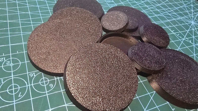Various Round Bases 25mm to 90mm For Warhammer 40k, D&D, Miniatures, Wargaming