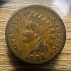 1883 Indian Head Cent - Actual Coin Shown - Free Shipping & Tracking INV#1