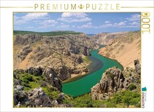 CALVENDO Puzzle Zrmanja Canyon 1000 Teile Puzzle quer  1000 Teile Lege-Gr  e 64