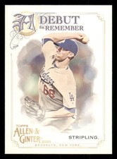 2020 Topps Allen and Ginter A Debut to Remember #DTR27 Ross Stripling