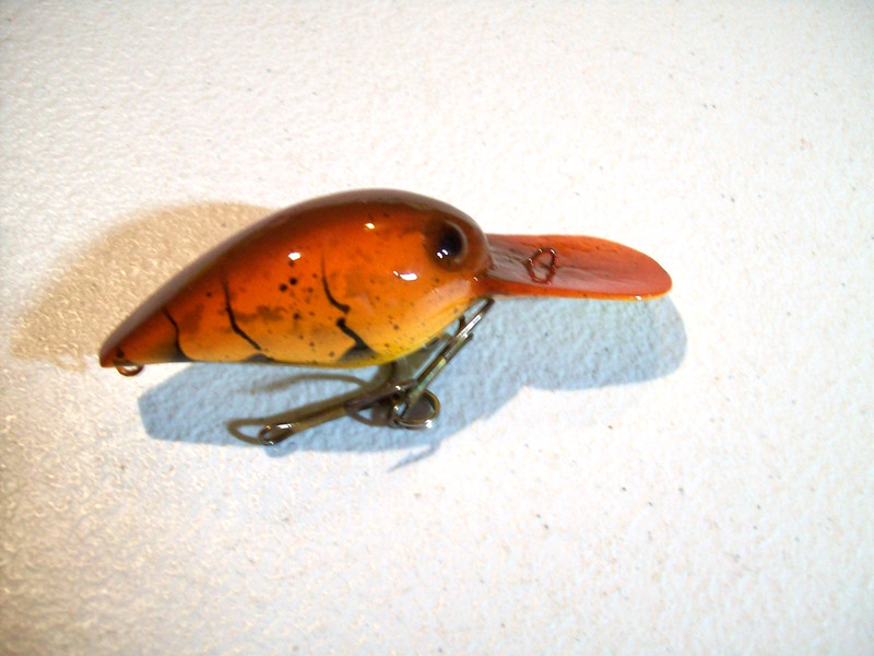 PRE RAPALA STORM WIGGLE WART LURE CUSTOM NASTYBROWNCRAW PAINT WOW!