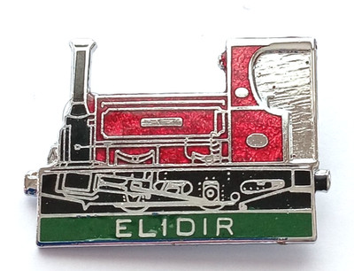 Dampflok Eisenbahn Lok Elidir Emaille Pin Anstecker.    PB8-1574