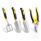 Garden Tool Set 4-Piece,Heavy Duty Aluminum Gardening Tools,Rust-Proof Garden...