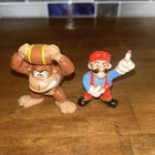 Vintage 1981 Coleco Nintendo Donkey Kong Mario PVC Figure Bros Lot Of 2