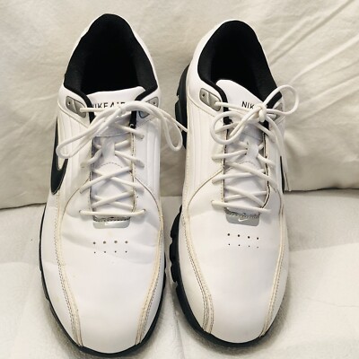 Nike  Leather‎ White Black Men Golf Shoes Size 7 Nike SB Janoski G White Black Leather Spikeless Golf Shoes  main image 4