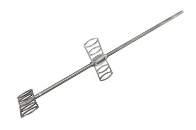 ASC Tornado Stainless Steel Mixer 7-1/2  x 2-3/4  x 3/16  Blade 1/2'' x 36'' Shaft