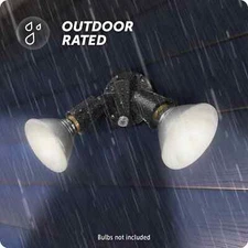 Outdoor Dusk to Dawn Floodlight – Weatherproof Security Light – Motion Sensor