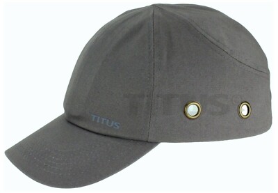 TITUS  BUMP CAP SAFETY HARD HAT SCALP HEAD PROTECTION MECHANIC BASEBALL VENTED