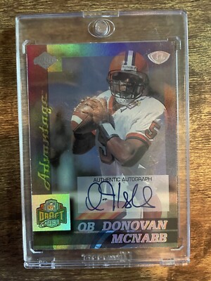 1999 Collector's Edge Advantage Autographs #179 Donovan McNabb RC SP  AUTO HOF?