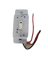 Ideal Industries 56-151 3-way 600W Ivory Toggle Dimmer Switch Incandescent Only 