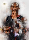 Kobe Bryant Mamba Memories Art Card Limited 3/10 John Rudolph Signed Redeem Team