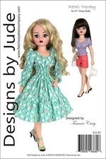Retail Therapy , Doll Clothes Sewing Pattern for 21" Modern Cissy Doll