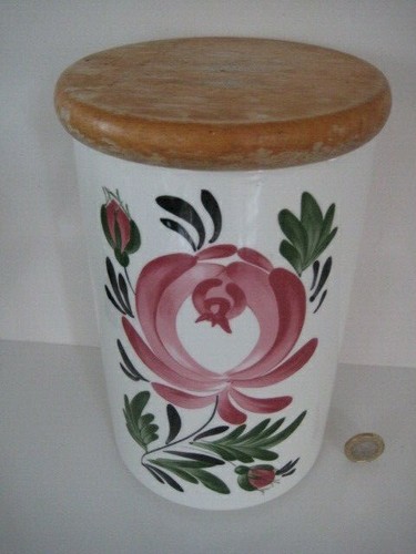 PORTMEIRION WELSH DRESSER LARGE STORAGE CANISTER JAR 8 1/2" by ANGHARAD MENNA. - Picture 2 of 11