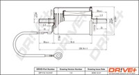 Dr!ve+ DP1110.13.0157 Kraftstofffilter FÜR Chevrolet Daewoo
