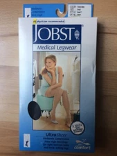 Jobst Women's Ultrasheer Knee High Compression 15-20mmHg SMALL Black Anthracite