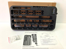 Battery Organizer with Removable Tester, Holds Up to 72 Batteries