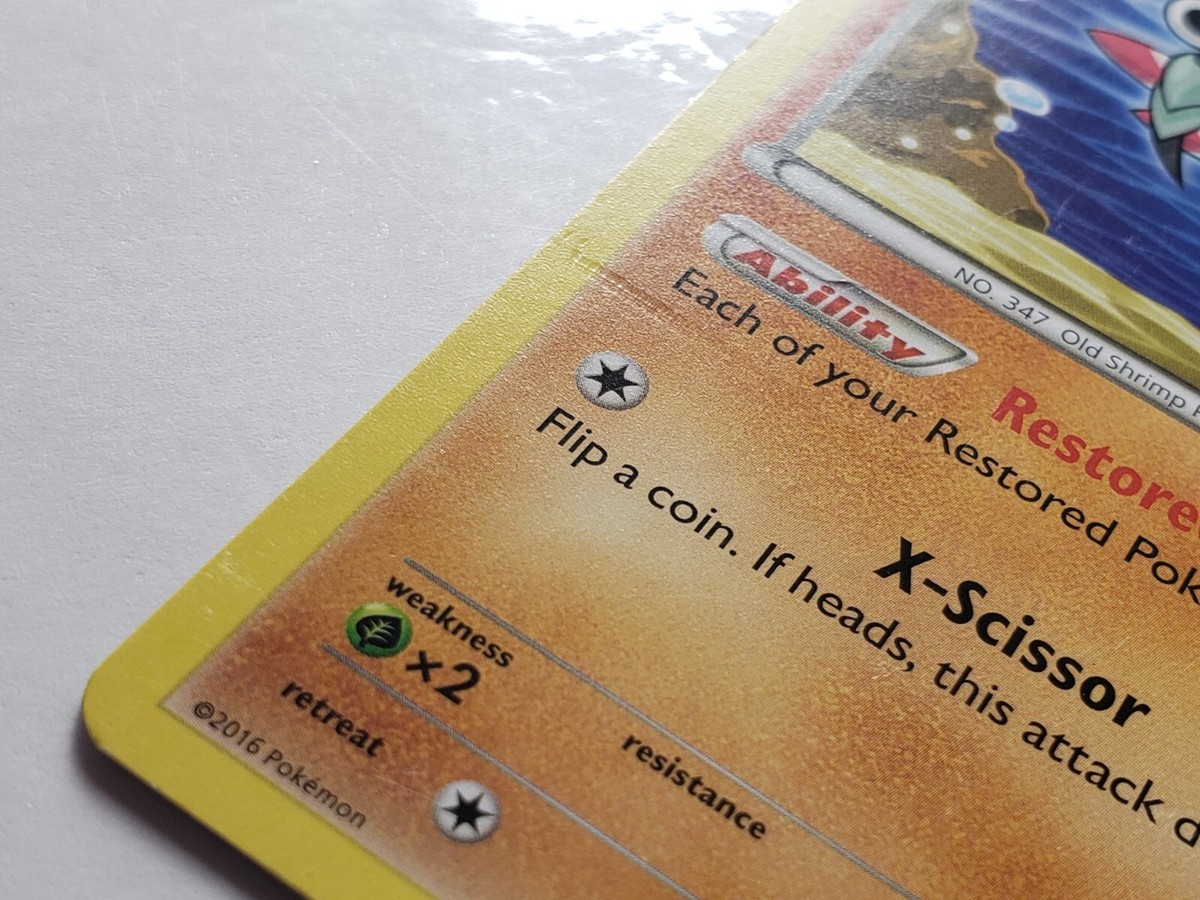 Anorith 56/114 - XY Steam Siege Pokemon Card - Shigenori Negishi Art