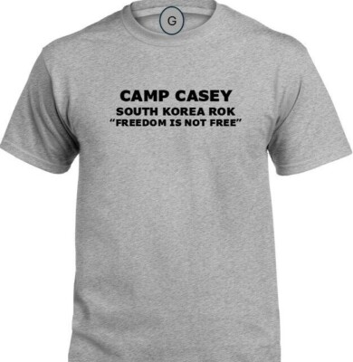 CAMP CASEY * SOUTH KOREA ROK* FREEDOM* INDIVIDUAL BASE PT SHIRT