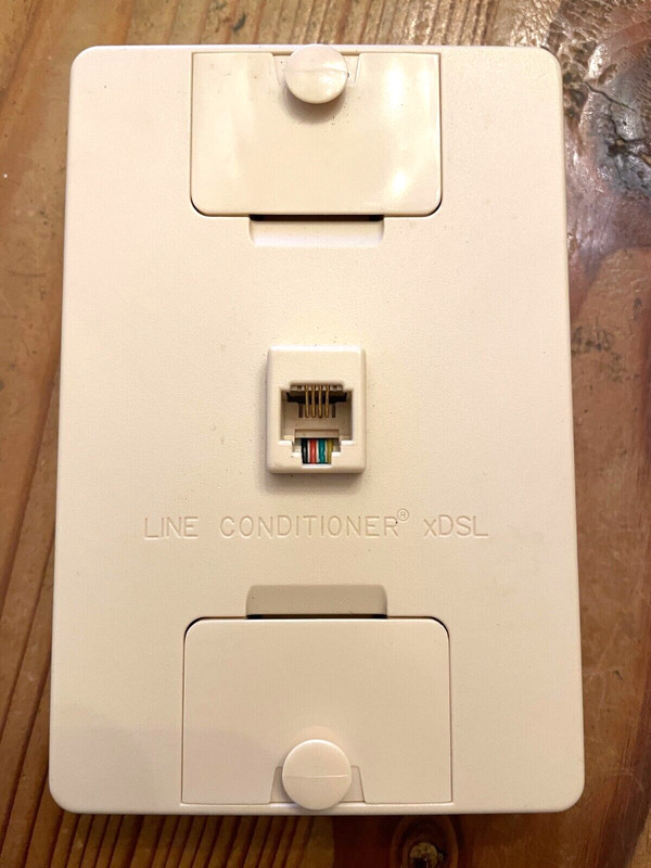 SUTTLE Wall Mount DSL Filter #630LCCU-2F ~ Adapter Wall Mount Plate--1 or 2 line