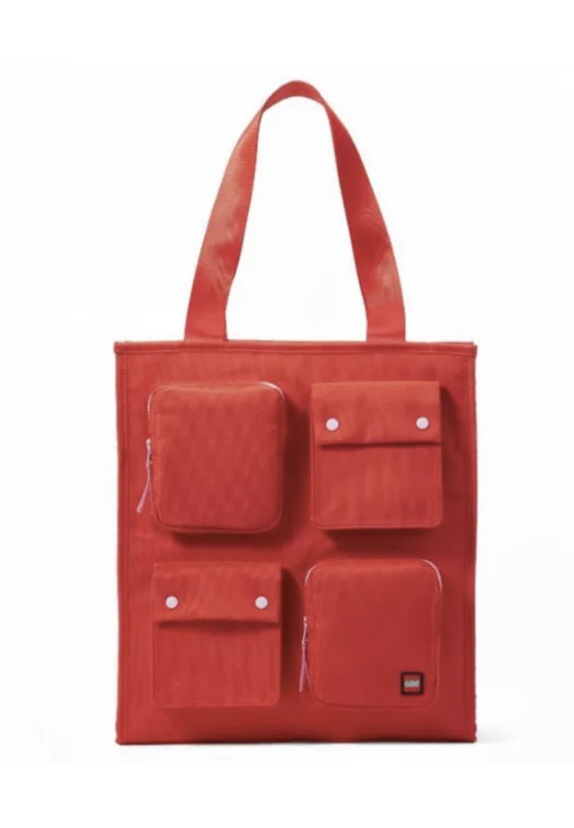 Lego x Target Red Weekender Tote Purse Diaper Bag For Padded