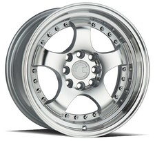 Aodhan Ah03 15x8 20 4x100114.3 Silver W Machined Face Set Of 4