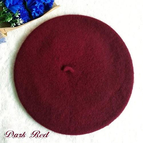 Children's Woolen Beret Cap Beret Cute Autumn and Winter Warm Painter Wool - Picture 8 of 34