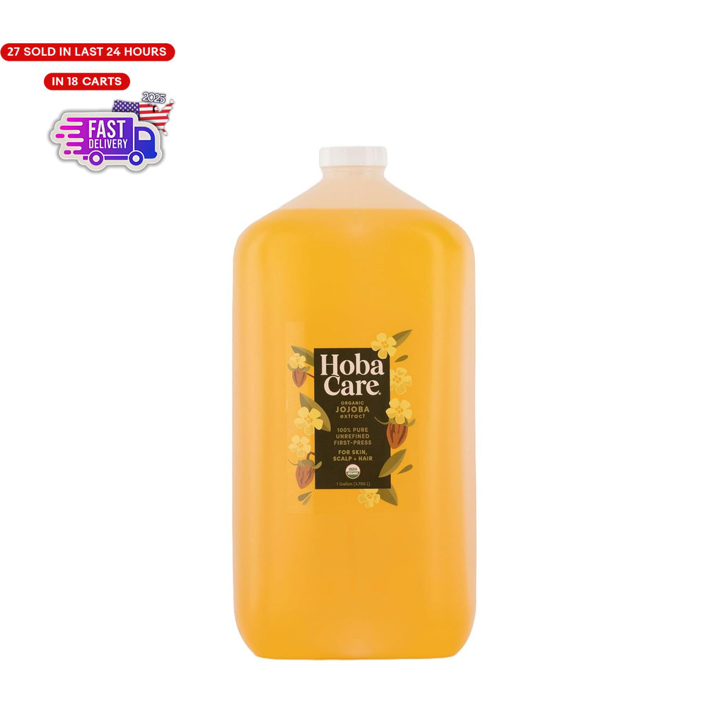 Pure Unrefined Organic Jojoba Oil for Skin Nails & Body Moisture