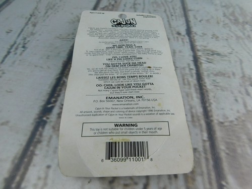 Llavero de colección Emanación cajún en tu bolsillo 6 auténticos dichos cajún (sonido) - Imagen 5 de 7