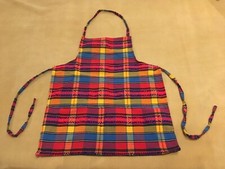 Colorful Handmade Guatemalan apron with pockets 