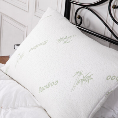 Bamboo Memory Foam Pillow Hypoallergenic Washable Cover - King or Queen