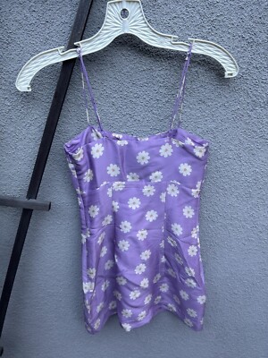 realisation par purple daisy dress Realisation Par The Christy Dress Purple Floral Size XXS