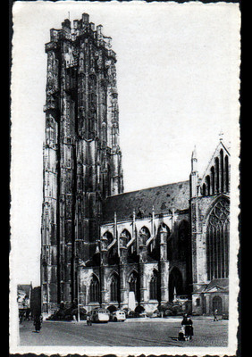 MALINES / MECHELEN (BELGIUM) BUS to ST-ROMBAUT CATHEDRAL animated 