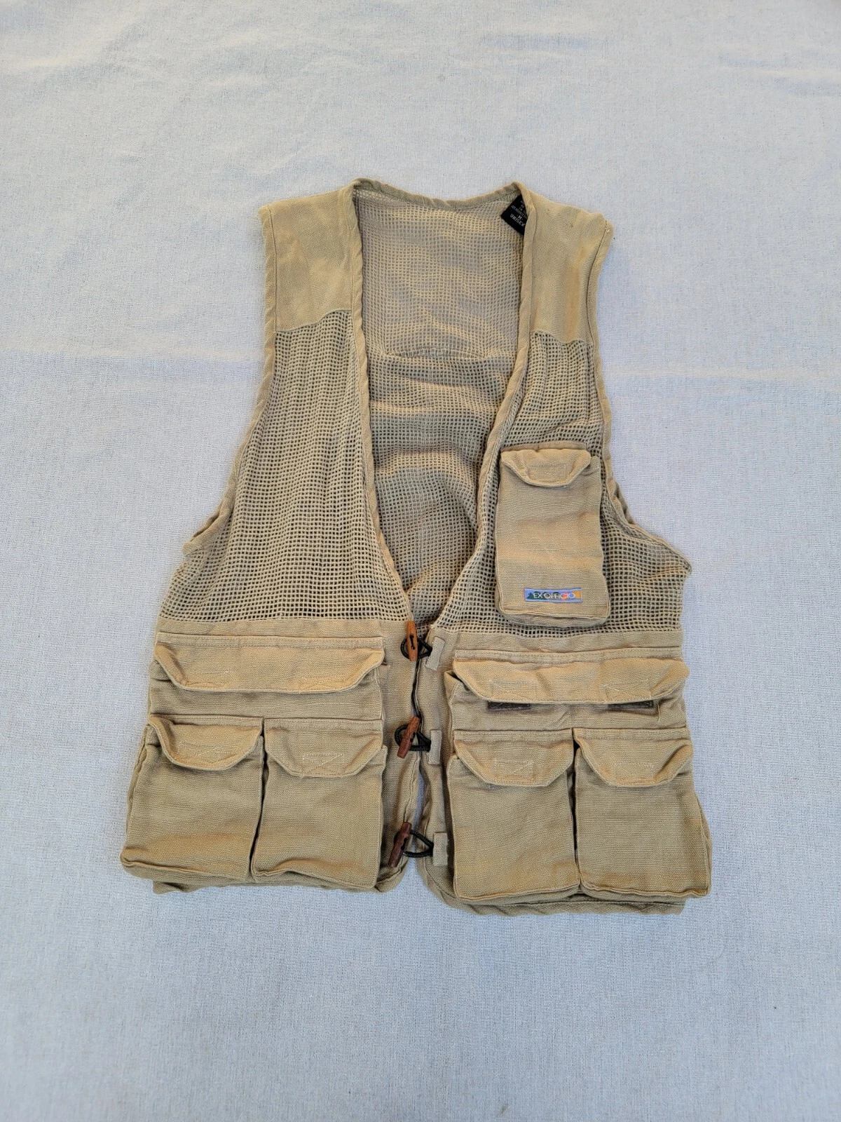 Vintage EXOFFICIO Vest Fishing 8 Pocket Mesh Safari Photography Hunting Unisex