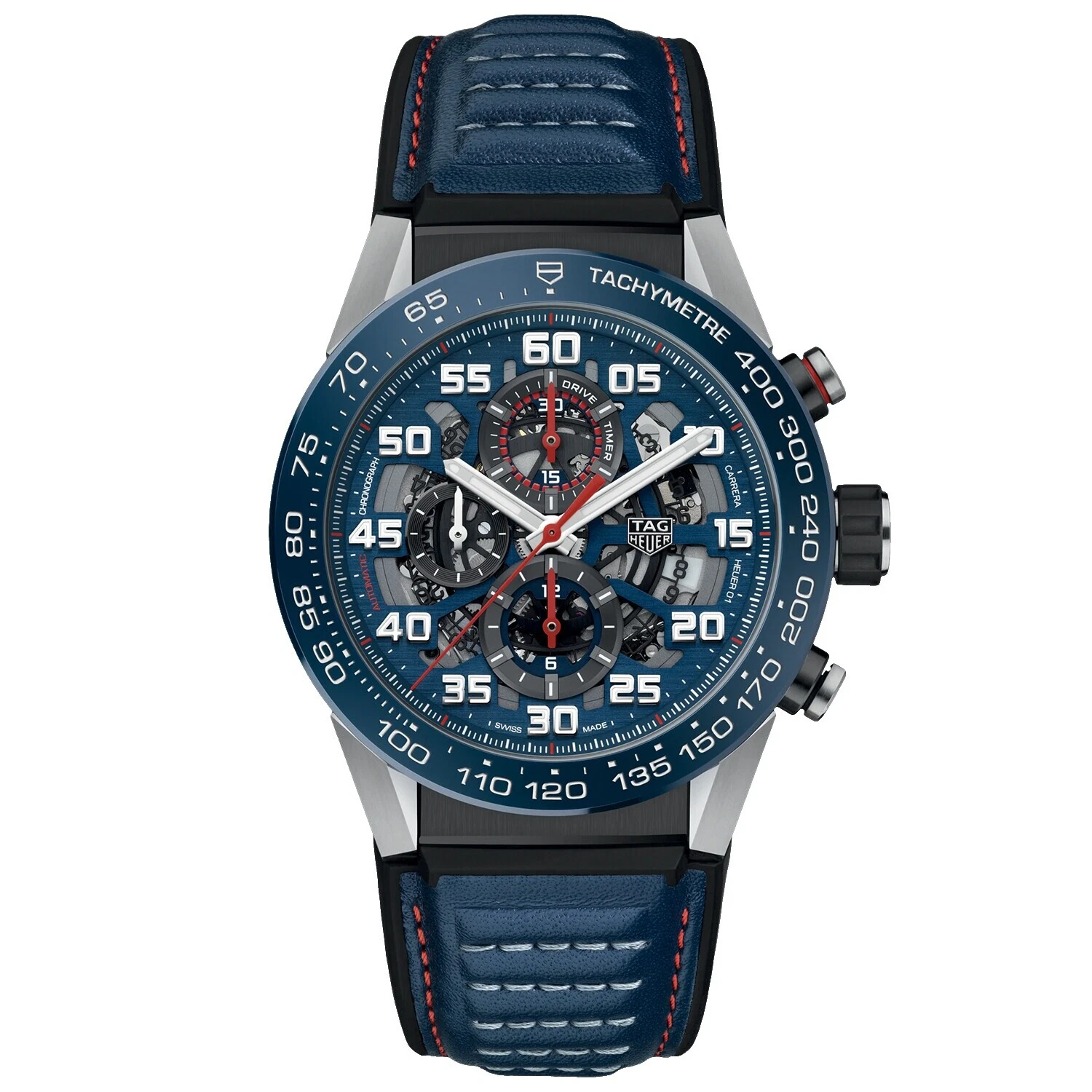 TAG Heuer Carrera Stainless Steel Case Wristwatches