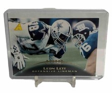 1995 Pinnacle Leon Lett G91 Dallas Cowboys #9 NM