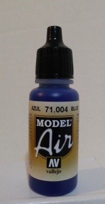 Vallejo Model AIR - BLUE 71.004 Acrylic Hobby Model Paint 17ml Airbrush Ready