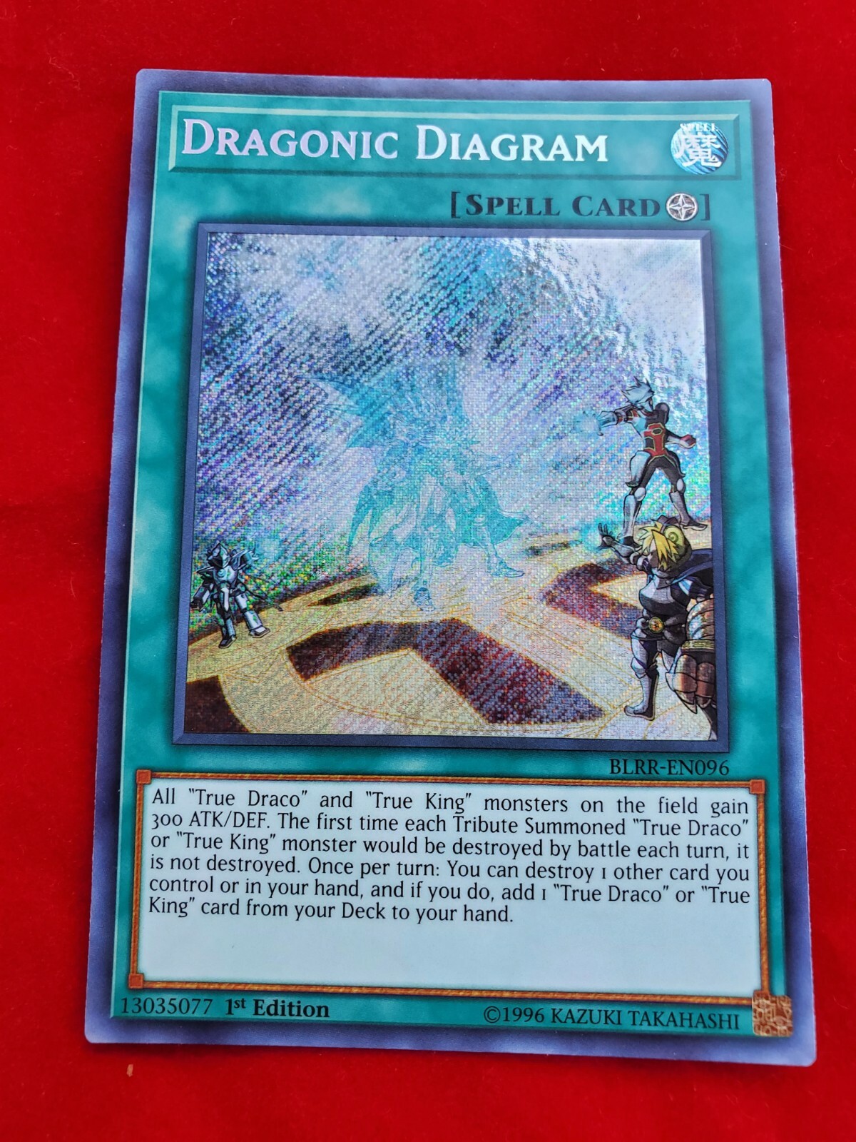 Yugioh Dragonic Diagram BLRREN096 1st Secret Rare Great Condition eBay