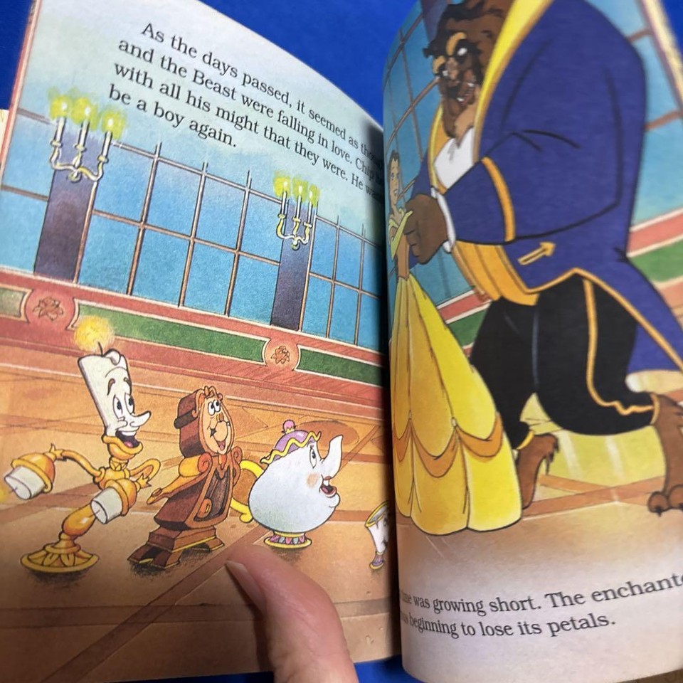 Beauty and the Beast Chip the teacup English Picture Book Disney