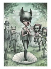 Mab Graves "Birth of Bat Girl" image: Frame it