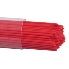 Oceanside Stringers Approx.1/25"DIA.x17"L. Red Opal 5OZ. Tube 96 COE.