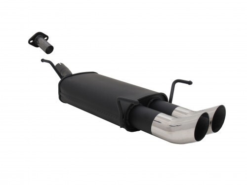 Novus Sportauspuff +Abe 2X76Mm D-T-M Stahl FüR Opel Astra G -G/T98/-CC-image