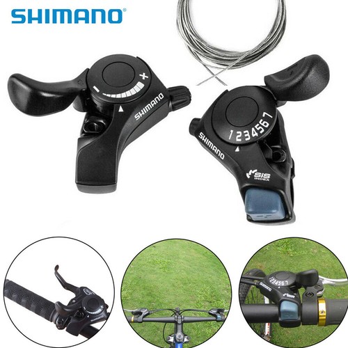 Shimano SL-TX30 3/6/7/18/21 Speed MTB Mountain Bicycle Thumb Gear Shift Set - Picture 1 of 8