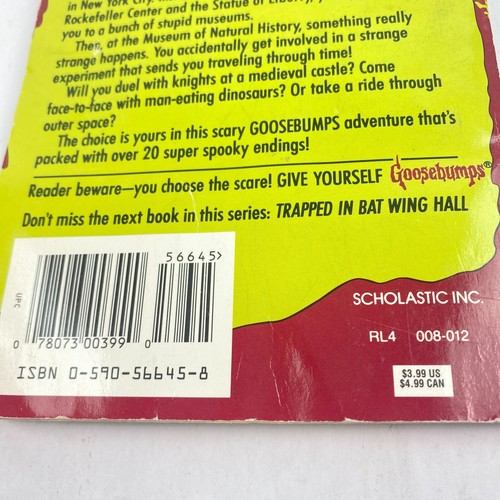 Give Yourself Goosebumps Tick Tock You're Dead #2 1995 RL Stine First Print Book - Picture 3 of 7