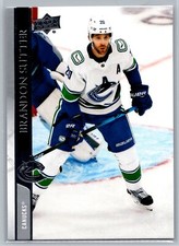 Brandon Sutter 2020-21 Upper Deck HOCKEY #638 Vancouver Canucks