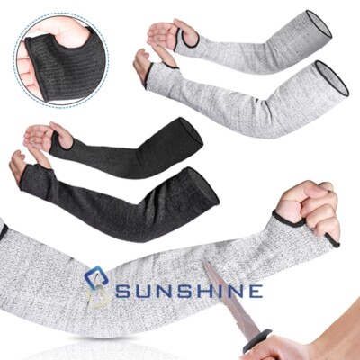 A Pair of Anti-Cutting Sleeves Grade 5 Anti-Cutting Arm Guards Anti-Scratch Anti-Welding Residue