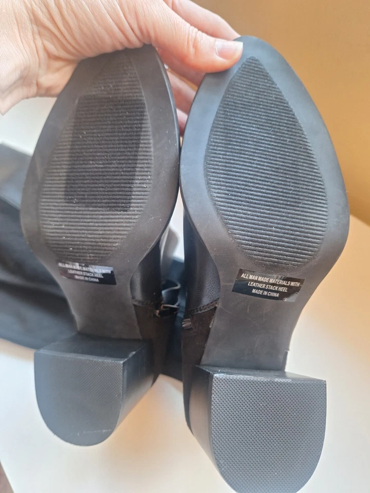 DV by Dolce Vita Size 6 Knee High Boots Vegan Leather - Image 2 of 4