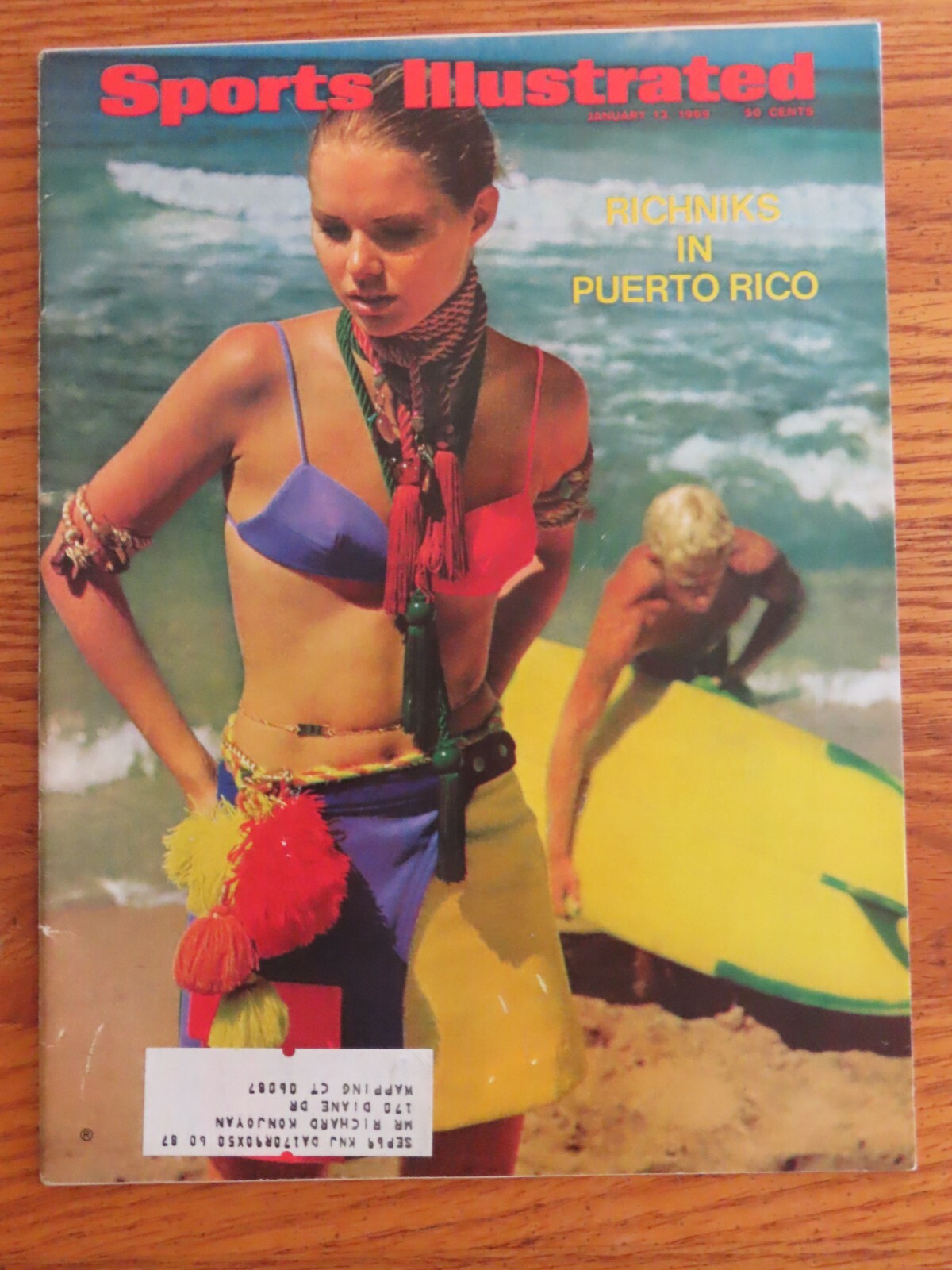 Swimsuit Issue Sports Illustrated JAMEE BECKER 1/13/69 Magazine PUERTO RICO-image