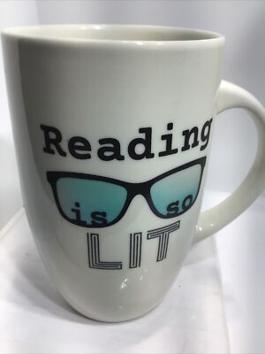 READING IS SO LIT COFFEE MUG. PROMOTE READING MUG. READING ENTHUSIAST Mug. B233