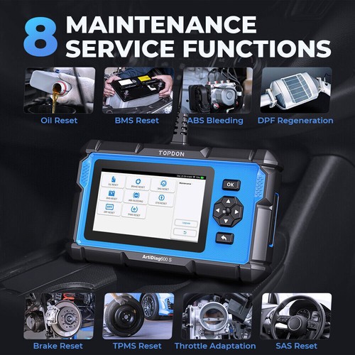 TOPDON AD600S OBD2 Scanner Car Diagnostic Tool EPB SAS TPMS ABS Code Reader AU - Picture 4 of 11