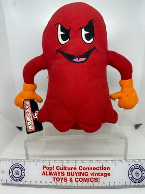 2005 Namco Toy Factory Pac-Man Blinky Plush With The Tags Inv-1156